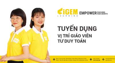 Tuyển dụng vị trí Giáo viên Tư duy Toán